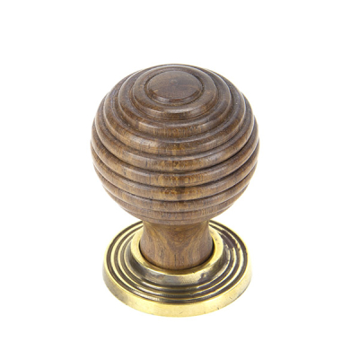 Rosewood Wooden Beehive Cabinet Knob