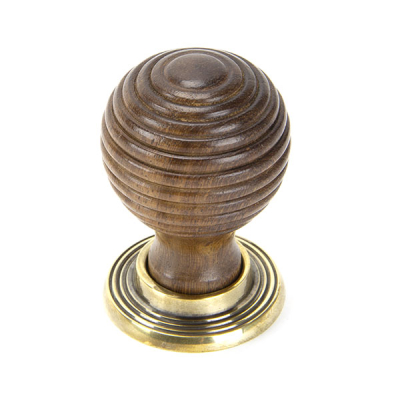 Rosewood Wooden Beehive Cabinet Knob