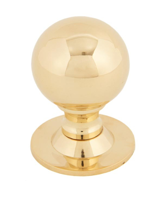 Polished Brass Ball Cabinet Knob
