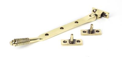 Aged Brass Reeded Stay