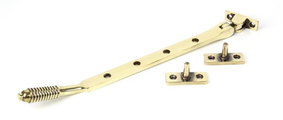 Aged Brass Reeded Stay