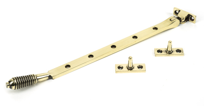 Aged Brass Reeded Stay