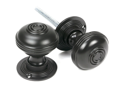 Aged Bronze Prestbury Mortice/Rim Knob Set