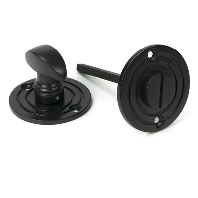 Aged Bronze Round Thumbturn Set
