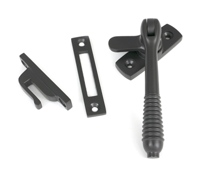 Aged Bronze Locking Reeded Fastener
