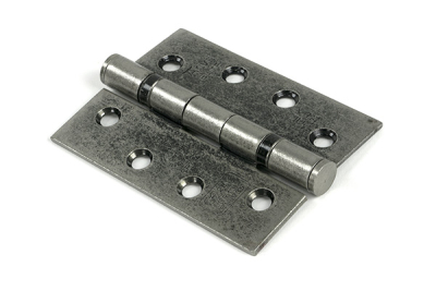 Pewter Patina Ball Bearing Butt Hinge (pair) SS