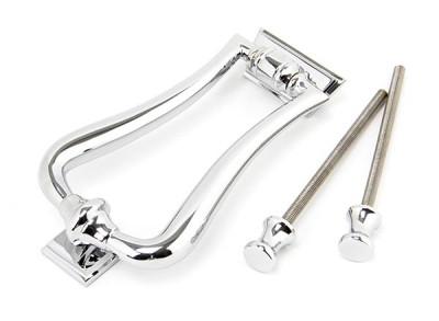 Polished Chrome Art Deco Door Knocker