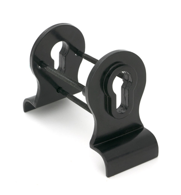 Black 50mm Euro Door Pull (Back to Back Fixings)
