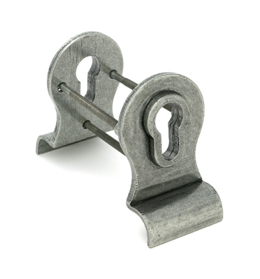Pewter Patina 50mm Euro Door Pull (Back to Back Fixings)