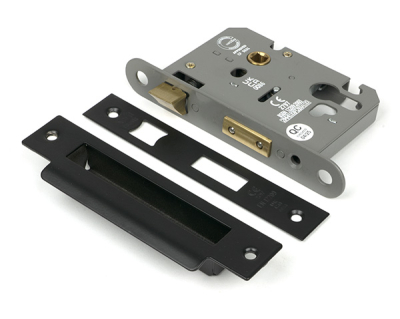 Black Euro Profile Sash Lock
