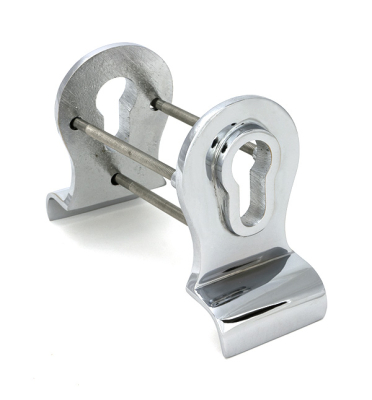 Polished Chrome 50mm Euro Door Pull (Back to Back Fixings)