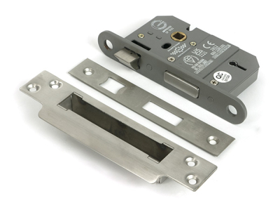 Stainless Steel 5 Lever BS Sash Lock