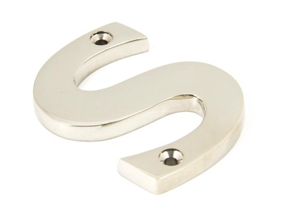 Polished Nickel Polished Nickel Letter
