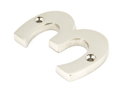 Polished Nickel Polished Nickel Numeral