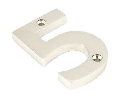Polished Nickel Polished Nickel Numeral