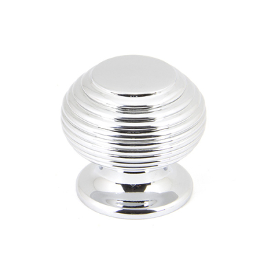 Polished Chrome Beehive Cabinet Knob