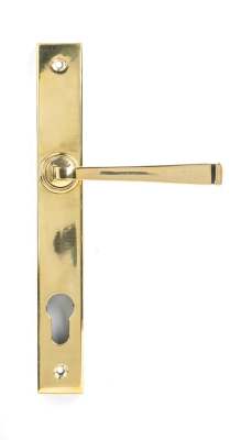 Aged Brass Avon Slimline Lever Espag. Lock Set