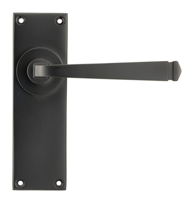 Aged Bronze Avon Lever Latch Set