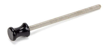 Black SS 110mm Threaded Bar