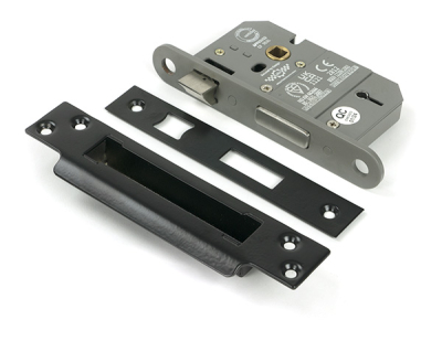 Black 5 Lever BS Sash Lock KA