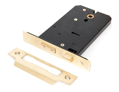 Polished Brass 6Inch Horizontal 5 Lever Sash Lock