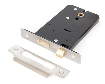 Satin Stainless Steel 6Inch Horizontal 5 Lever Sash Lock