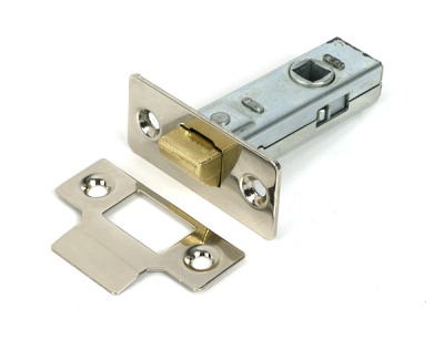 Polished Nickel Tubular Mortice Latch