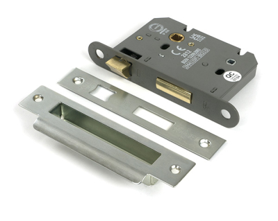 Satin Stainless Steel Heavy Duty Bathroom Mortice Lock