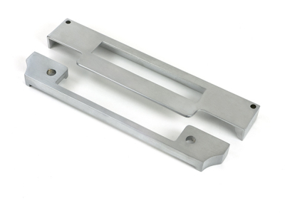 Satin Stainless Steel ½Inch Euro Sash Lock Rebate Kit