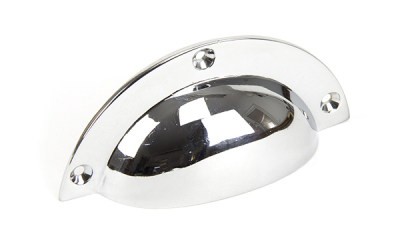 Polished Chrome Plain Drawer Pull