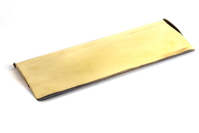 Aged Brass Letter Plate Cover