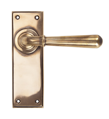 Polished Bronze Newbury Lever Latch Set