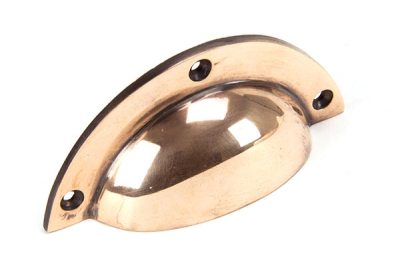 Polished Bronze Plain Drawer Pull