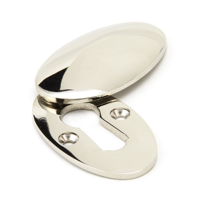 Polished Nickel Oval Escutcheon