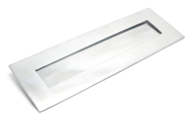 Satin Chrome Letter Plate