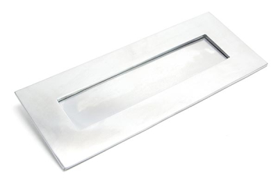 Satin Chrome Letter Plate
