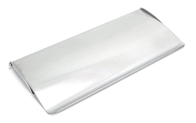 Satin Chrome Letter Plate Cover