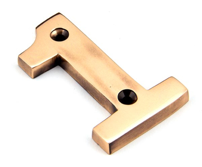 Polished Bronze Polished Bronze Numeral