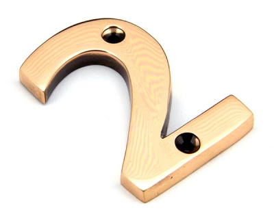 Polished Bronze Polished Bronze Numeral