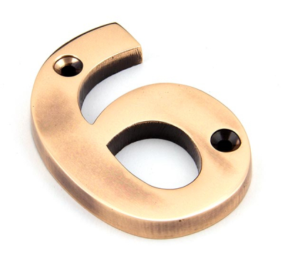 Polished Bronze Polished Bronze Numeral