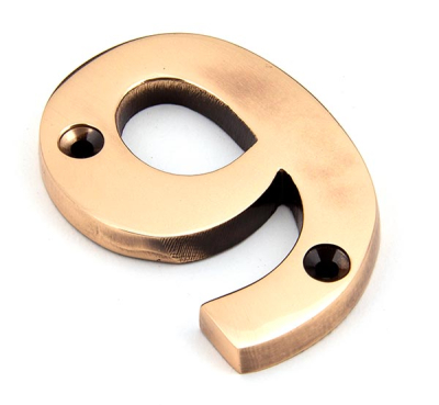 Polished Bronze Polished Bronze Numeral