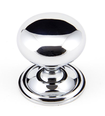 Polished Chrome Mushroom Cabinet Knob
