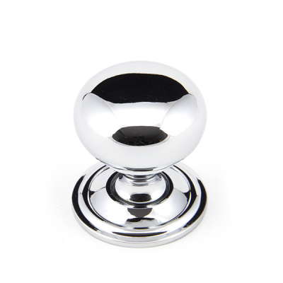 Polished Chrome Mushroom Cabinet Knob