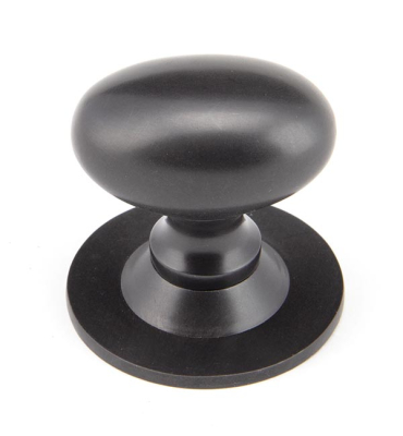 Aged Bronze Oval Cabinet Knob