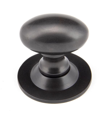 Aged Bronze Oval Cabinet Knob