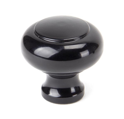Black Regency Cabinet Knob