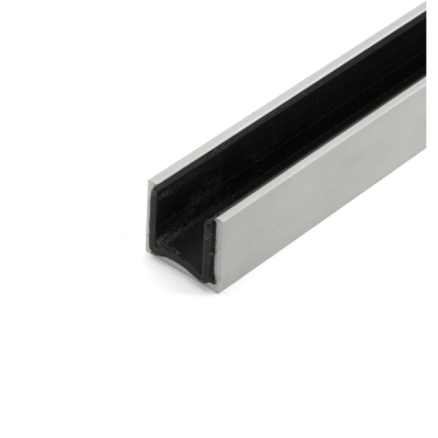 Brio Weatherfold 4S Poly & Support Channel 3500mm - Aluminium