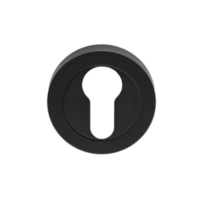 Euro Profile Escutcheon (Concealed Fix) - Matt Black