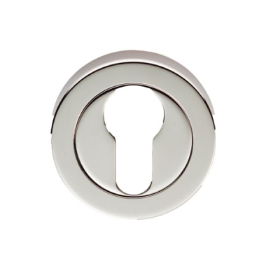 Euro Profile Escutcheon (Concealed Fix) - Polished Nickel