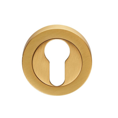 Euro Profile Escutcheon (Concealed Fix) - Satin Brass